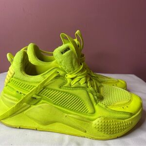 Puma Rs-X neon yellow- green running sneakers